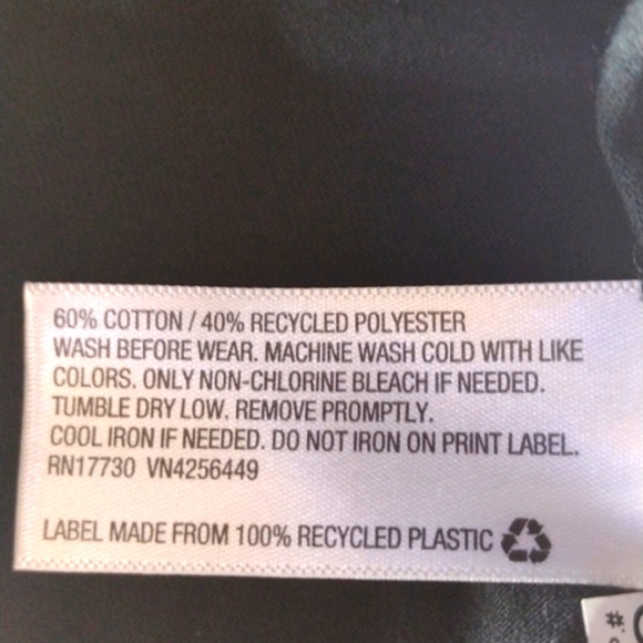 NWT 2-Pack of Solid Black Long-Sleeve T-Shirts - Cat and Jack - S(6/6X) - Picture 5 of 6